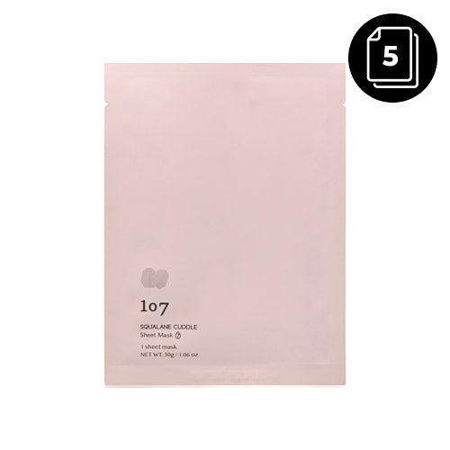 [ONEOSEVEN] Squalane Cuddle Sheet Mask 30g * 5ea - Dodoskin