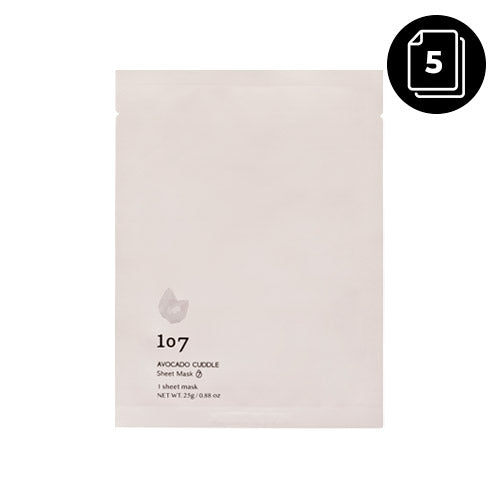[ONEOSEVEN] Avocado Cuddle Sheet Mask 25g * 5ea - Dodoskin