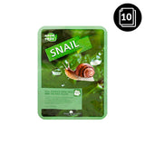 MAY ISLAND Snail Real Essence Mask Pack 10ea