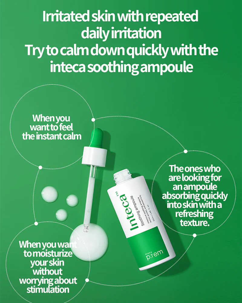 make p:rem Inteca Soothing Ampoule 50ml | DODO SKIN – DODOSKIN