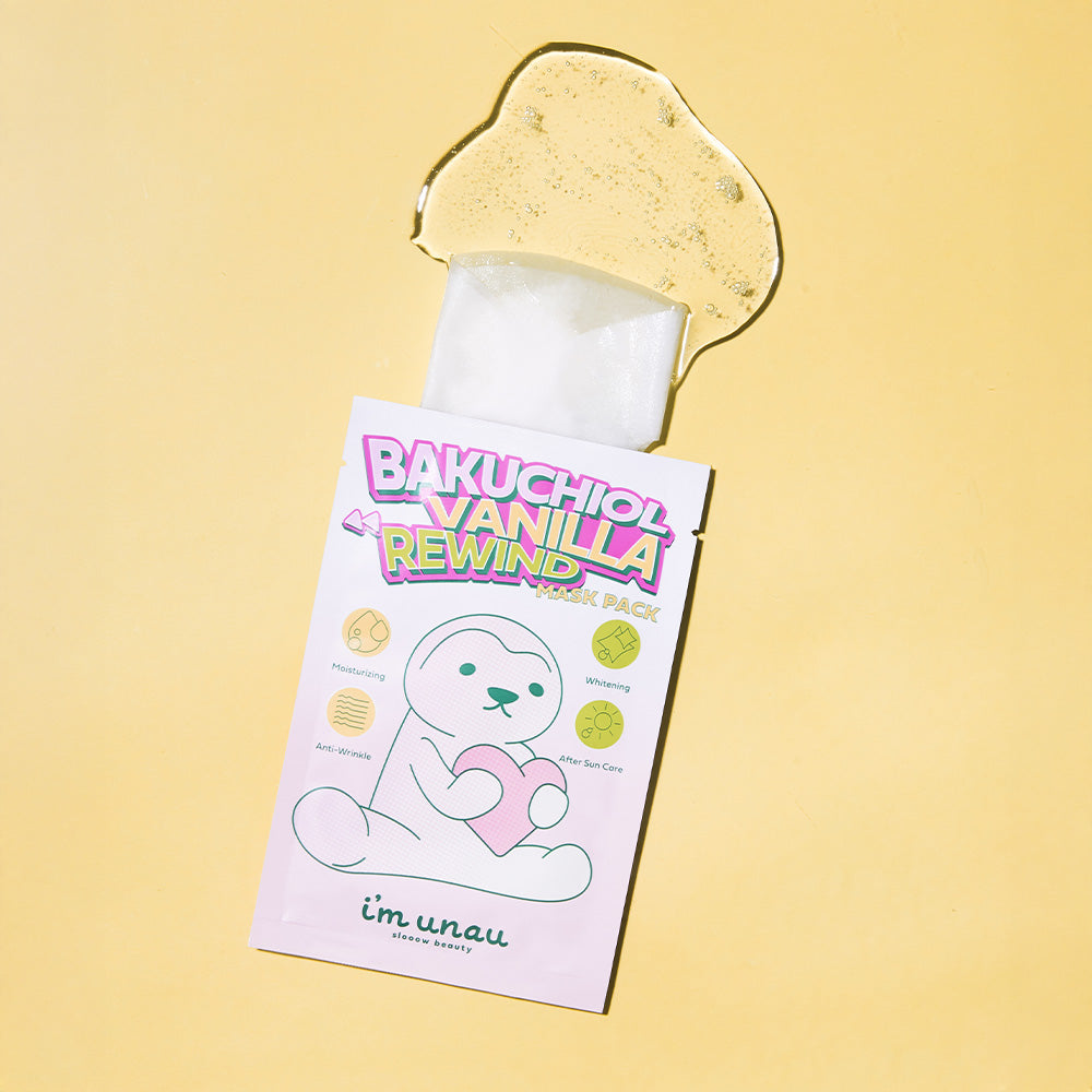 i'm unau Bakuchiol Vanilla Rewind Mask Pack 27ml x 5ea