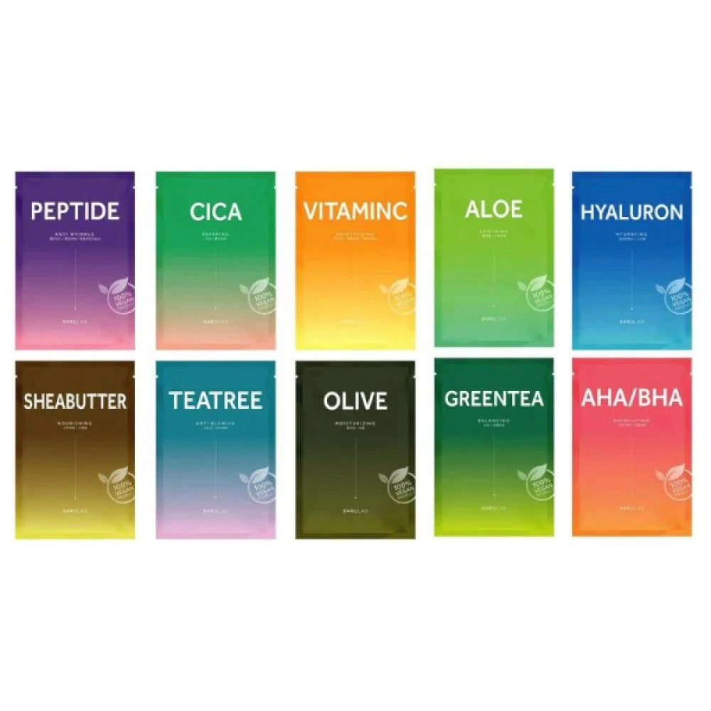 (NEWK) BARULAB The Clean Vegan Mask 10 Types - DODOSKIN