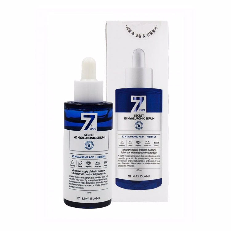 MAY ISLAND 7 Days Secret 4D Hyaluronic Serum 50ml - DODOSKIN