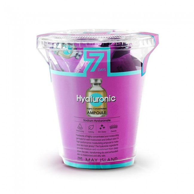 May Island 7 días Ampoule hialurónico altamente concentrado 3GX12EA