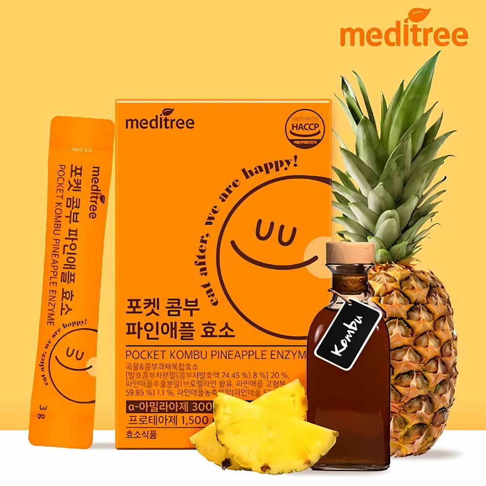 meditree Pocket Kombu Pineapple Enzyme 3gx30 sticks | DODO SKIN