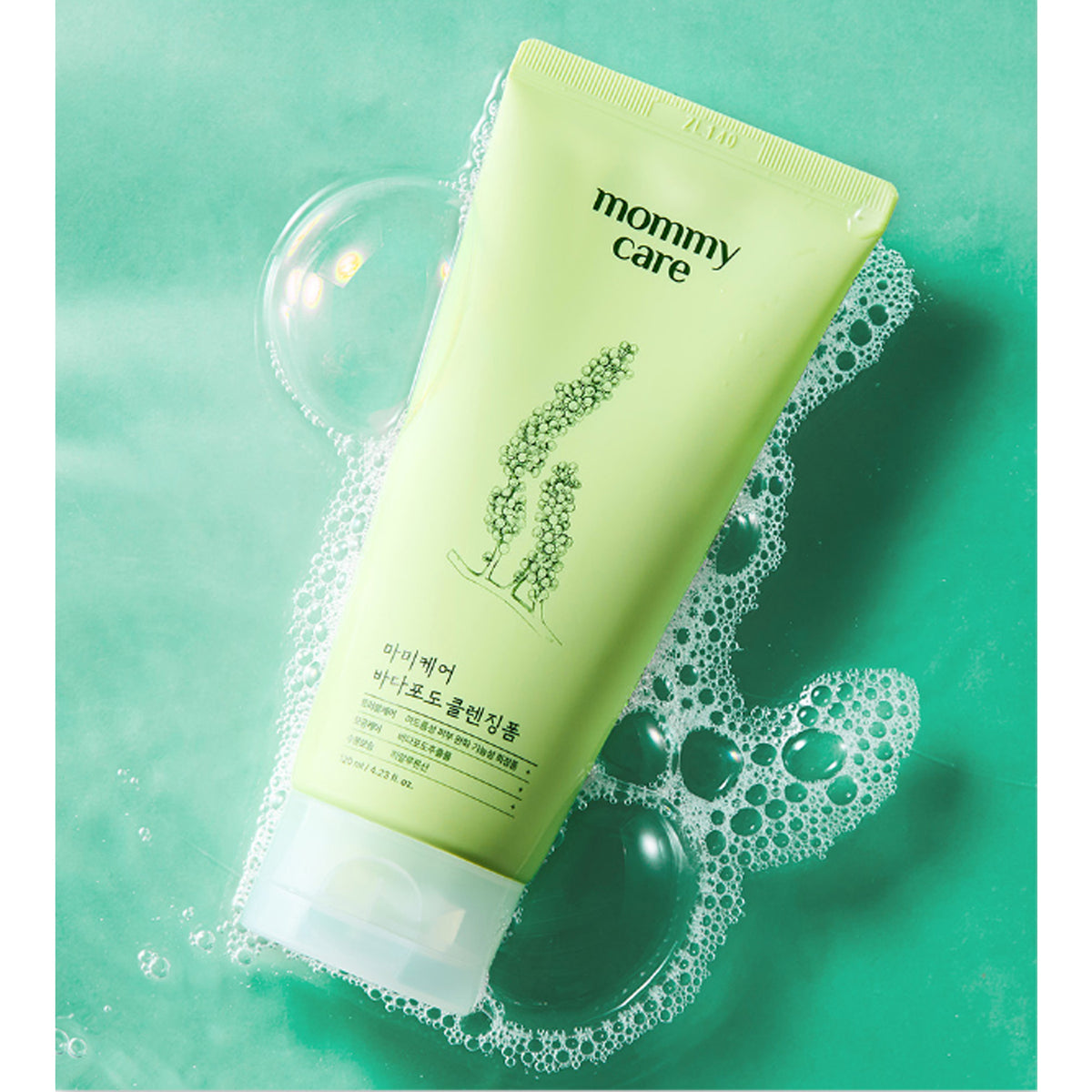 mommy care Korean Cleansing Oil + Korean Sea Grape Cleansing Foam (Cleansing Tissues 20 Sheets + Gift Shopping Bag)