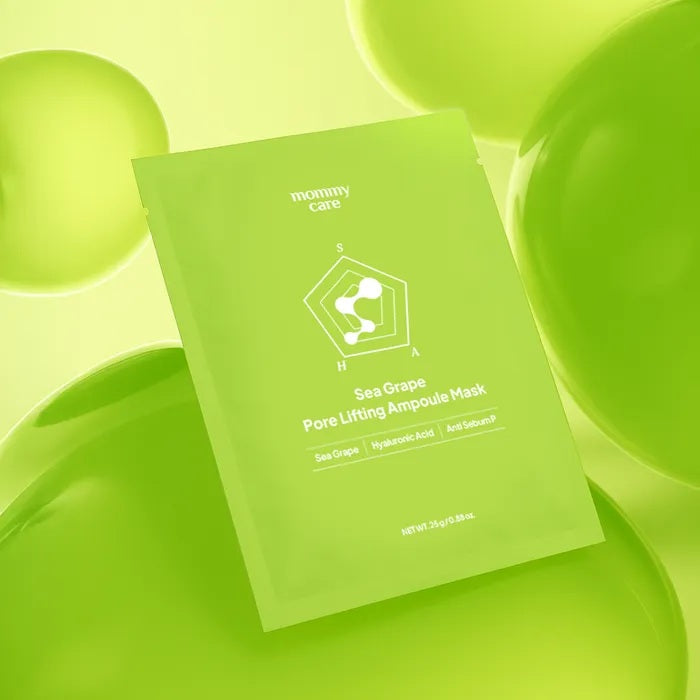 mommy care Sea Grape pore lifting ampoule mask 1box 7ea