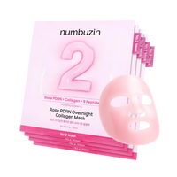 numbuzin No.2 Rose PDRN Collagen Wrapping Overnight Film Pack (4 Sheets)