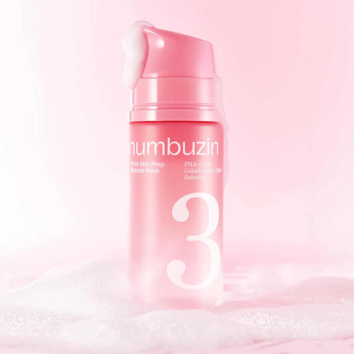 numbuzin No.3 PHA Skin Smoothing Makeup Ready Bubble Pack 90ml