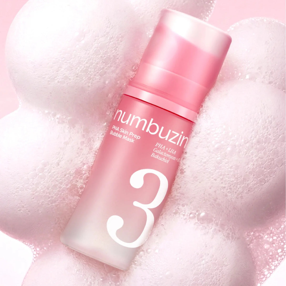 numbuzin No.3 PHA Skin Smoothing Makeup Ready Bubble Pack 90ml