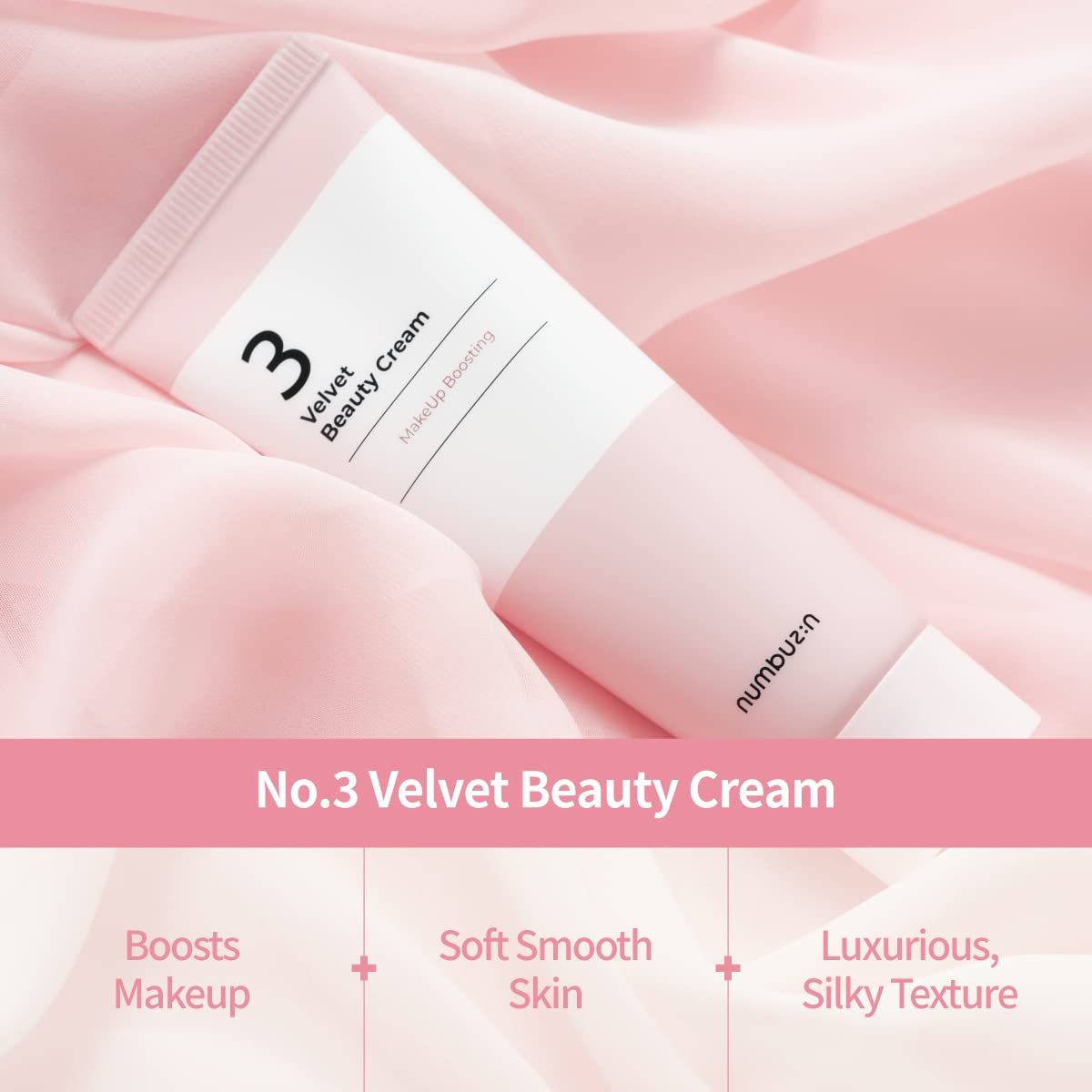 Pamper your skin with the Numbuzin No.3 Velvet Beauty Cream 60ml - a luxurious treat for your face.