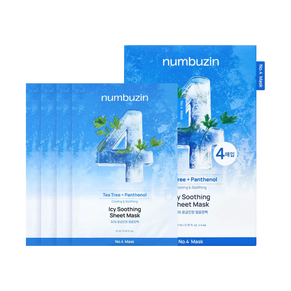 numbuzin No. 4 Icy Soothing Sheet Mask 27g 5ea