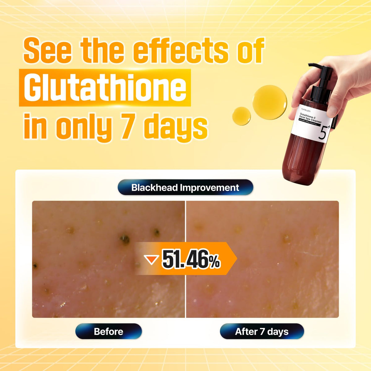 numbuzin No.5 Glutathione C Facial Spa Cleanser Antioxidant Deep Cleansing 200ml