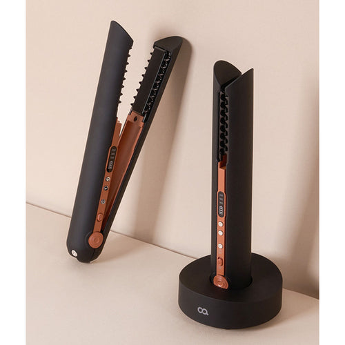 oa The Velvet Cordless Mini Straightener (Portable Flat Iron for Bangs)