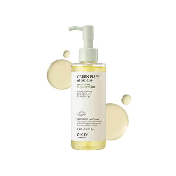 CKD Green Plum AHA BHA Unevenness-Free Cleansing Oil 200ml