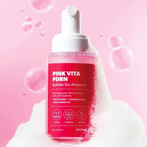 omitted Pink Vita PDRN Bubble-Tox Ampoule 90ml | DODO SKIN – DODOSKIN