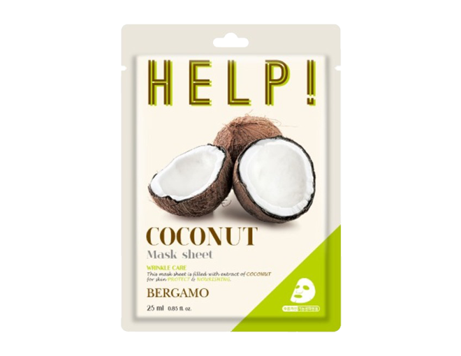 Bergamo Help! Mask Pack Coconut 25ml *10ea - DODOSKIN