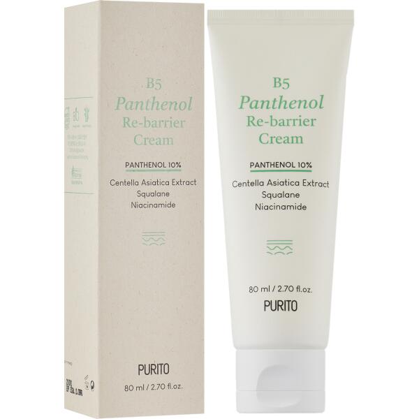PURITO B5 Panthenol Re-barrier Cream 80ml - DODOSKIN