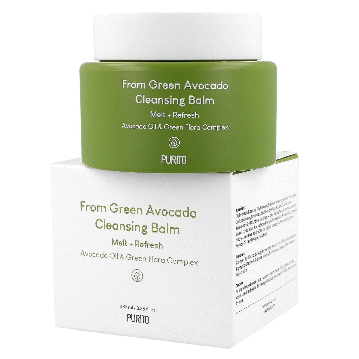 PURITO From Green Avocado Cleansing Balm 100ml - DODOSKIN