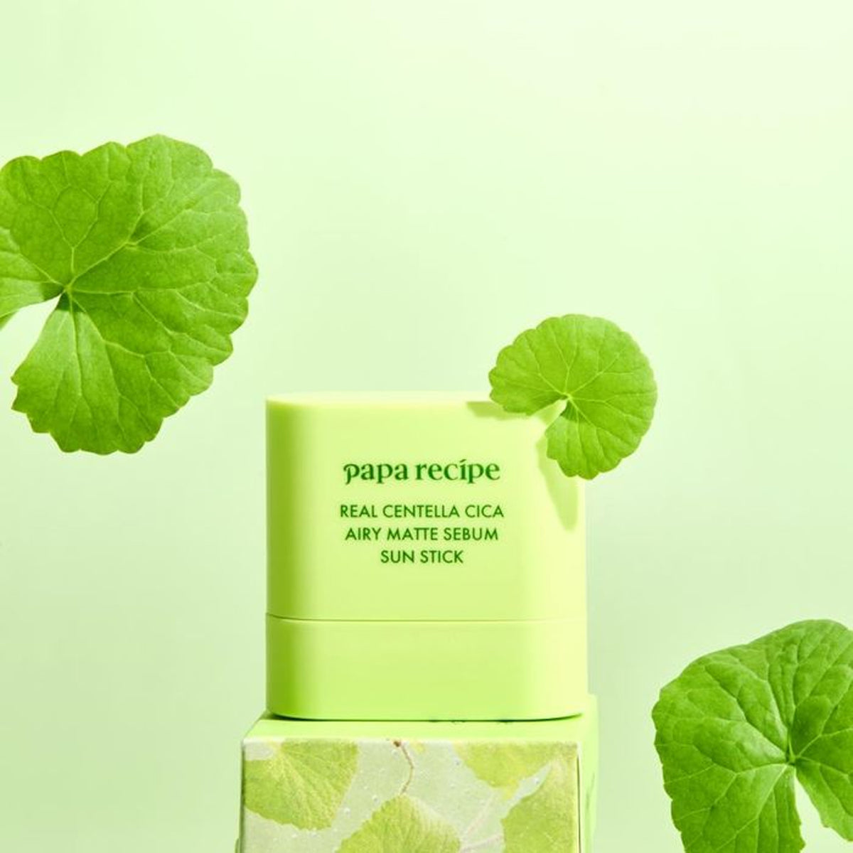 papa recipe Real Centella Cica Airy Matte Sebum Sun Stick 10g