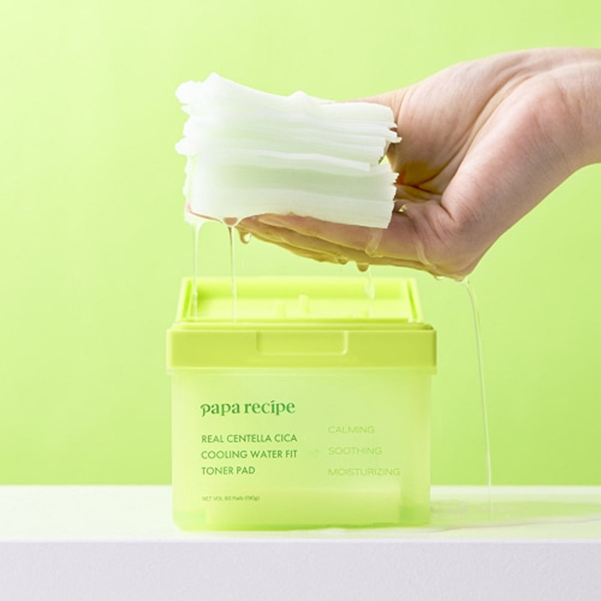 receta de papá real cica cica fit tóner almohadilla de tóner 80ea