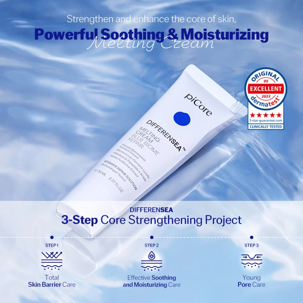 piCore Differensea Melting Cream Blue Biome Repair 70ml