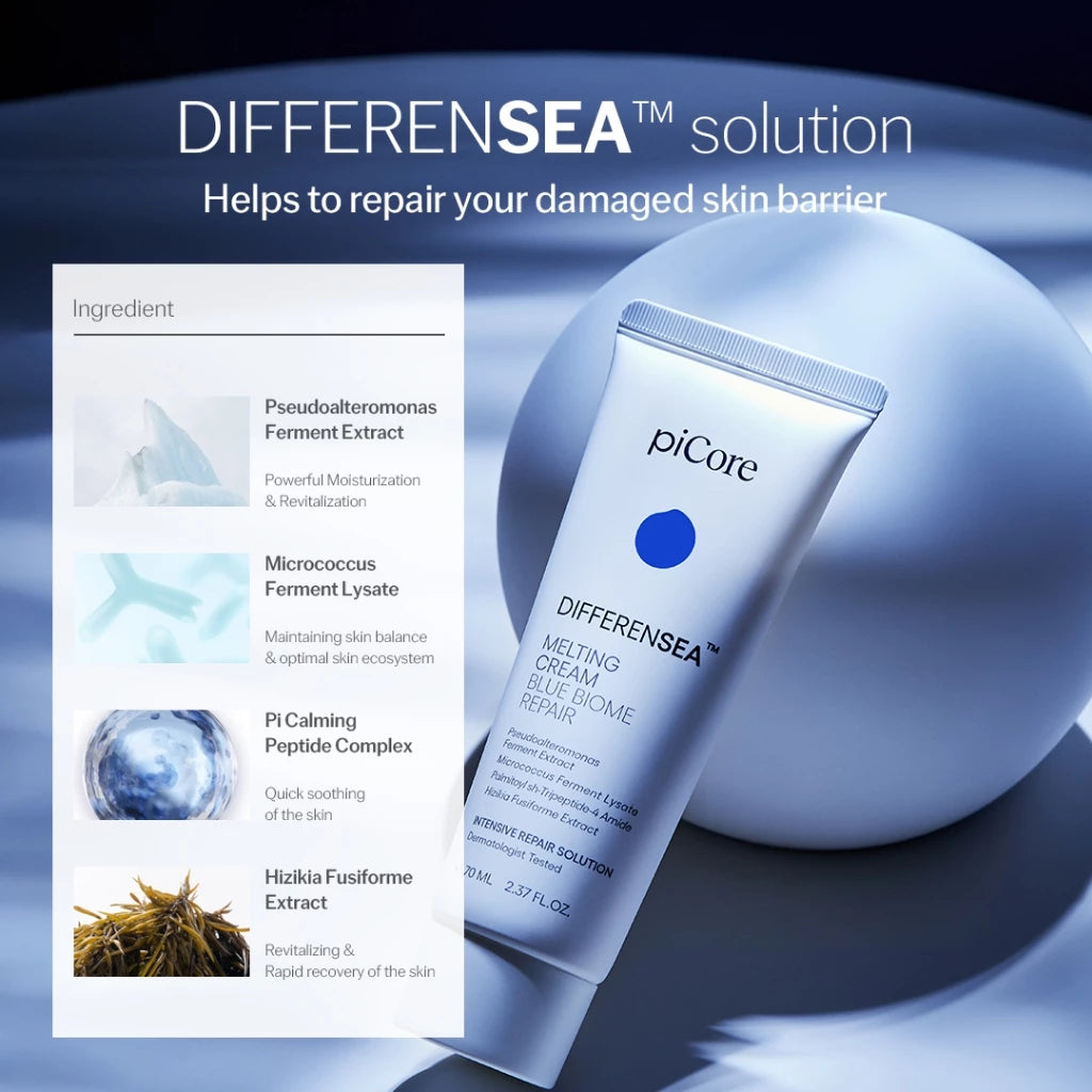 piCore Differensea Melting Cream Blue Biome Repair 70ml