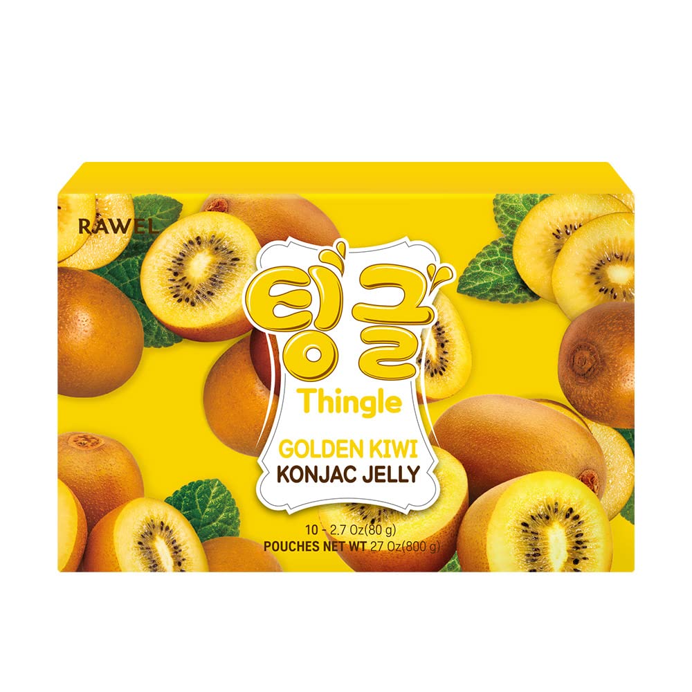 RAWEL Konjac Jelly Gold Kiwi 12ea*80g - DODOSKIN