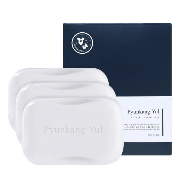 [US STOCK] Pyunkang Yul Ato Baby Laundry Soap 7.05 oz X 6 bars - DODOSKIN