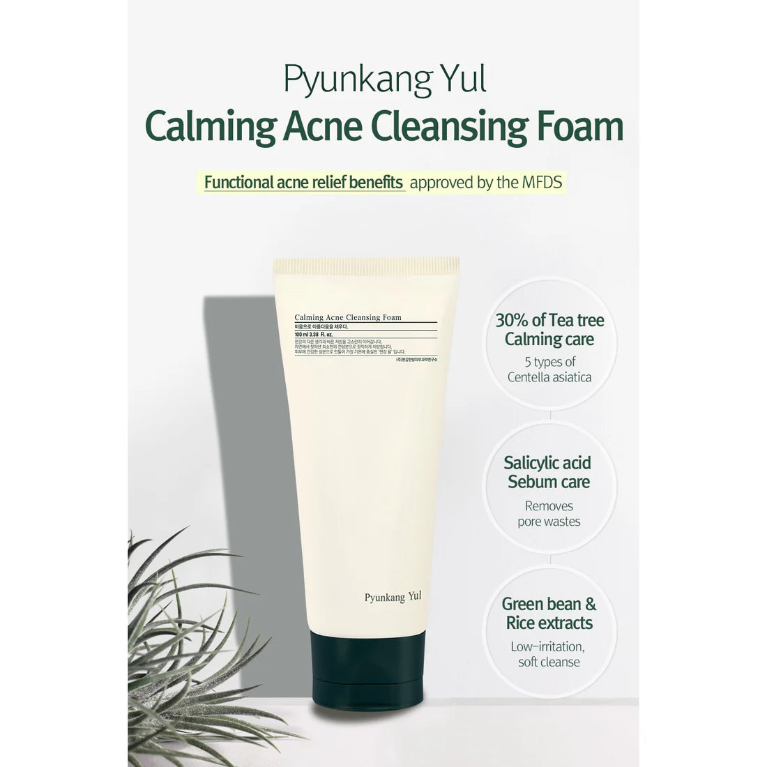 Pyunkang Yul Calming Acne Cleansing Foam 100ml - DODOSKIN