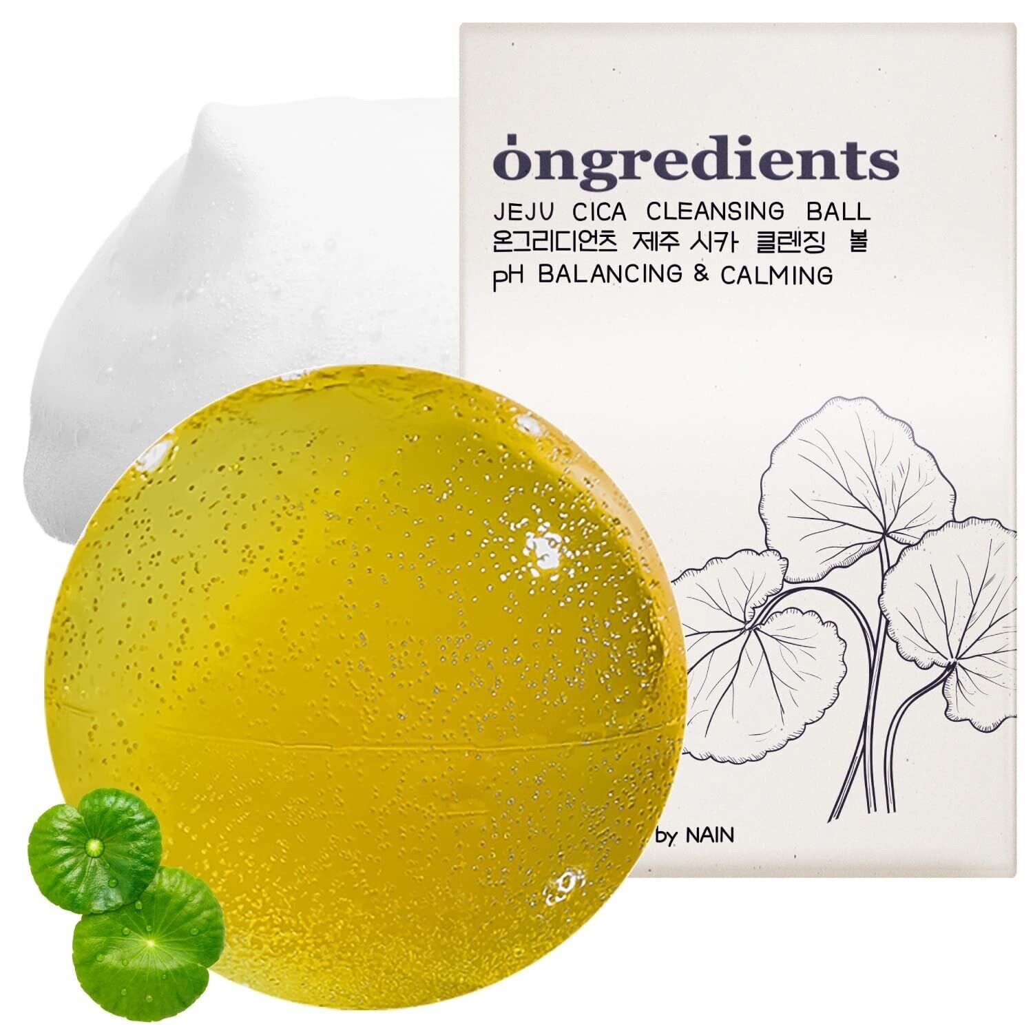 Ongredients Jeju Cica Cleansing Ball 110g - DODOSKIN