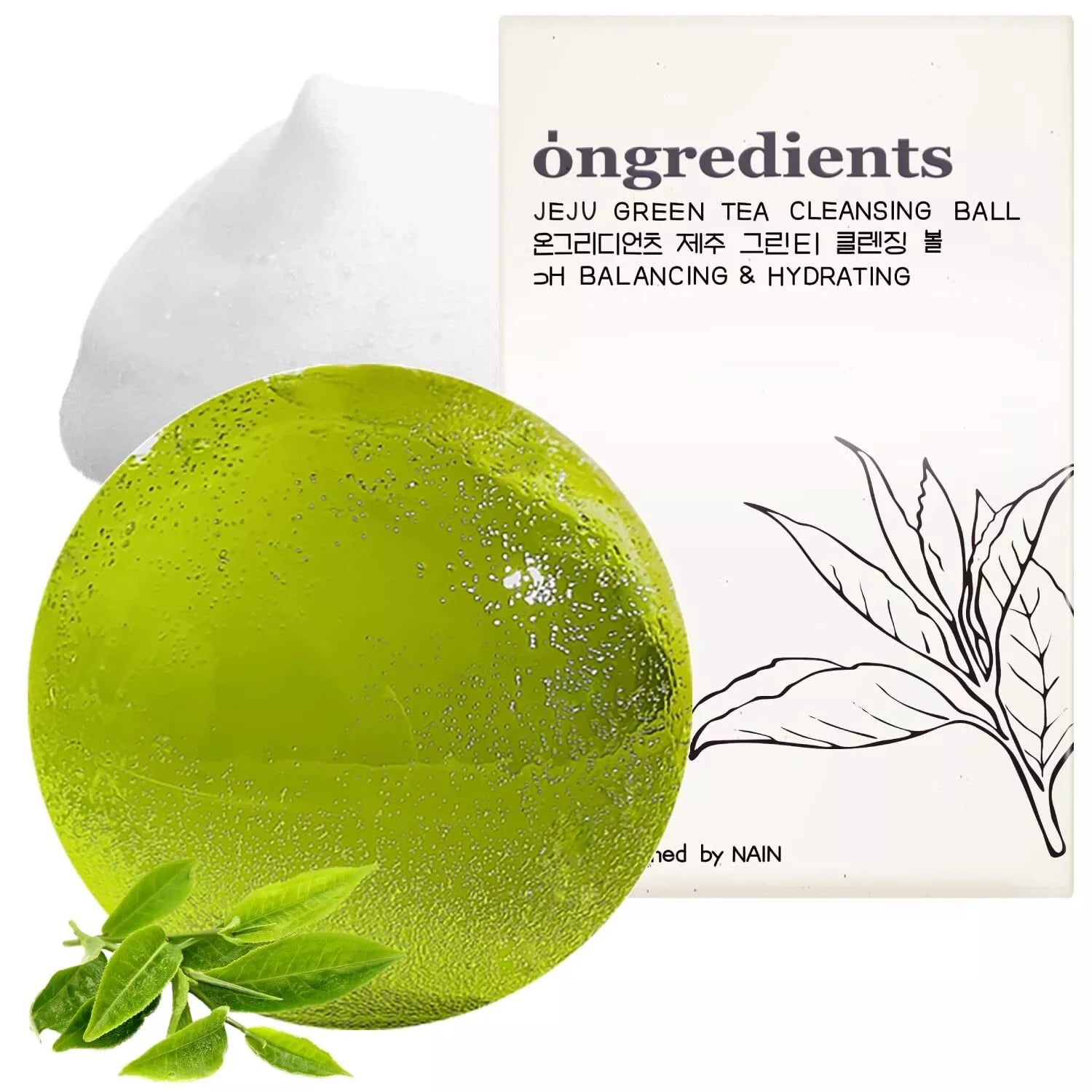 OnGredients Jeju Green Tea Reinigungsball 110g