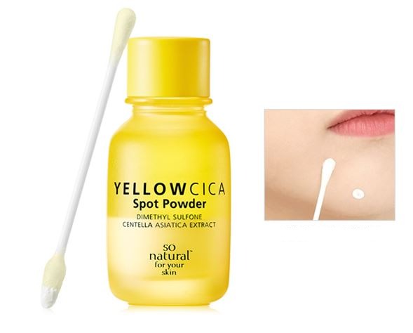 so natural Yellow Cica Spot Powder 17ml - DODOSKIN