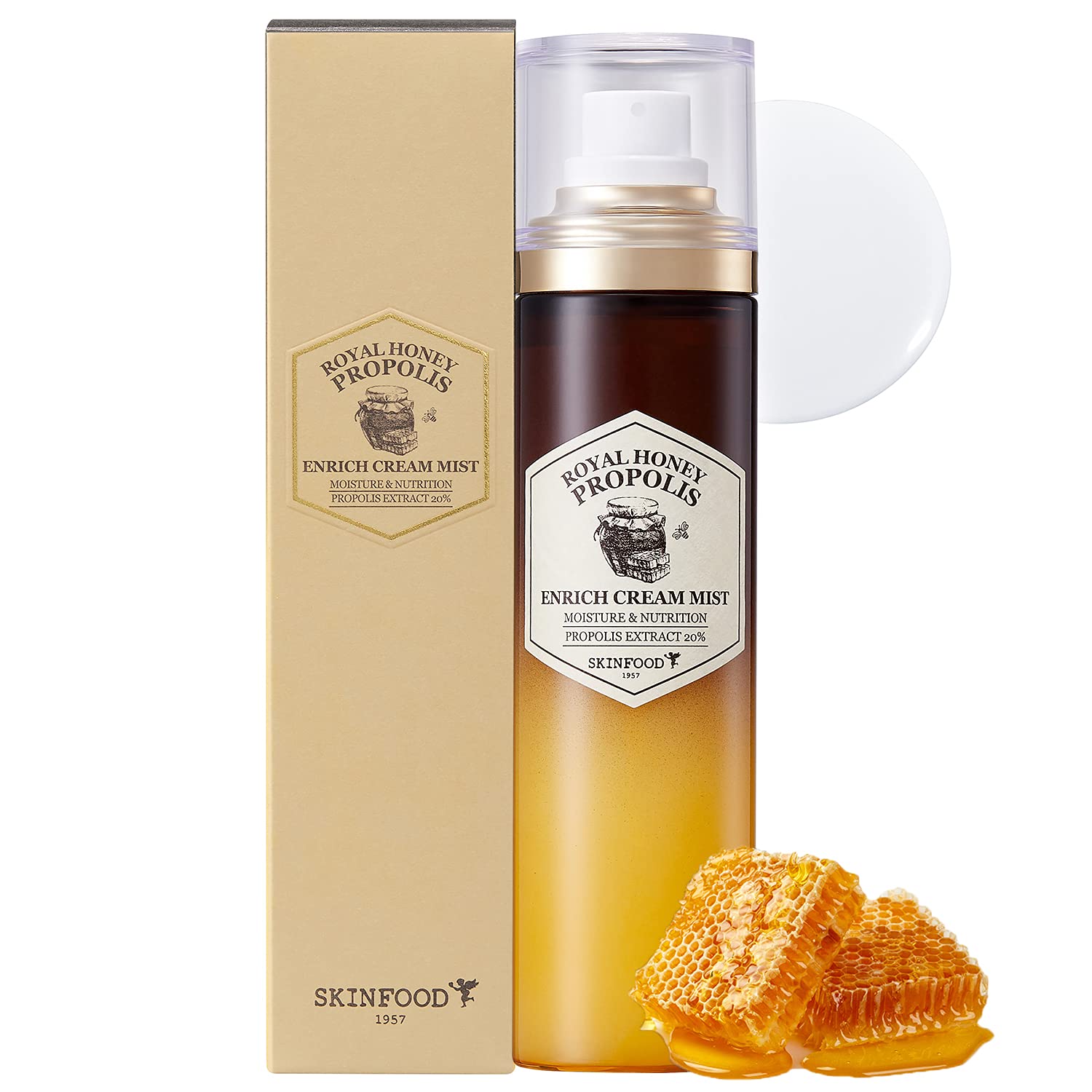 SKINFOOD Royal Honey Propolis Enrich Cream Mist 120ml - DODOSKIN