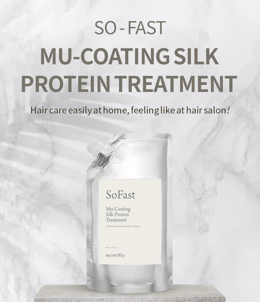 Secret Key So Fast Mu Coating Silk Protein Treatment 500g (22AD) - DODOSKIN