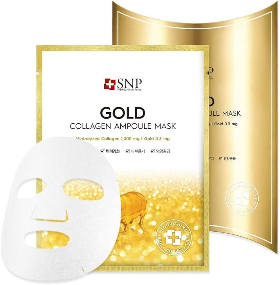 SNP Gold Collagen Ampoule Mask 10ea - DODOSKIN