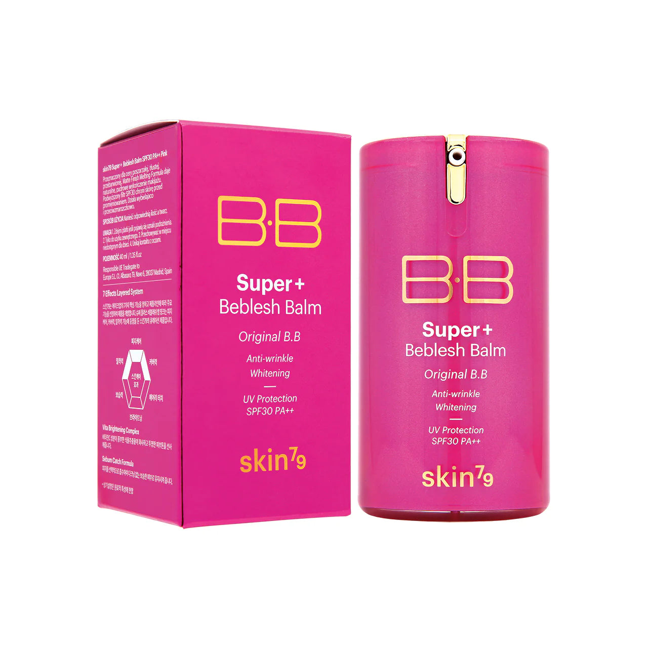 Skin79 Super+ Beblesh Balm SPF30 PA ++ 40ml #Pink
