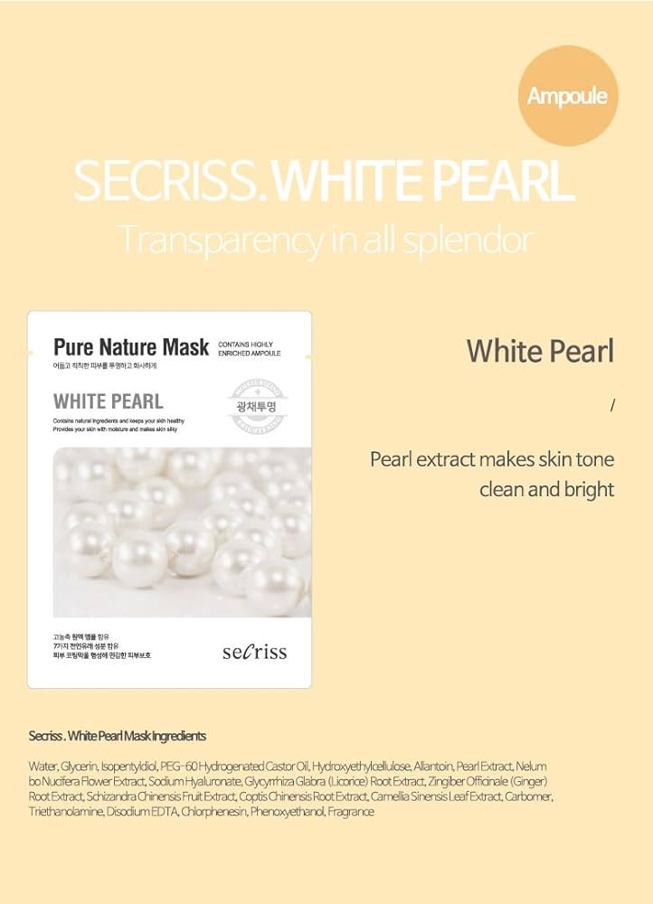 Secriss Pure Nature Mask Pack 25ml #White Pearl - DODOSKIN