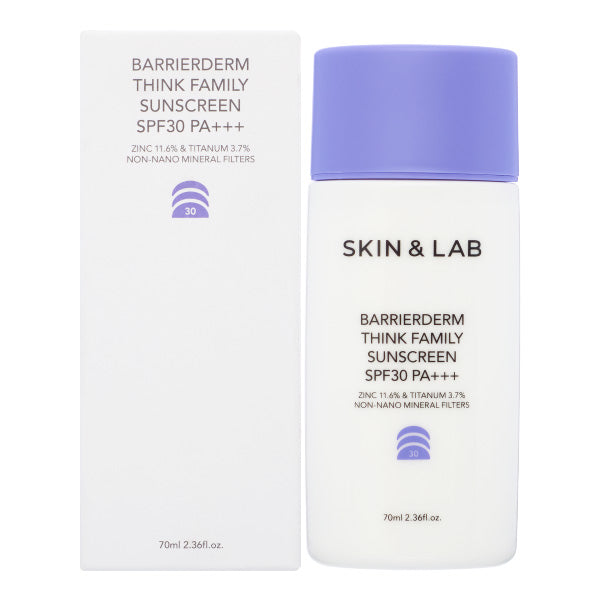 SKIN&LAB Barrierderm Think Family sunscreen 70ml SPF30 PA+++ - DODOSKIN