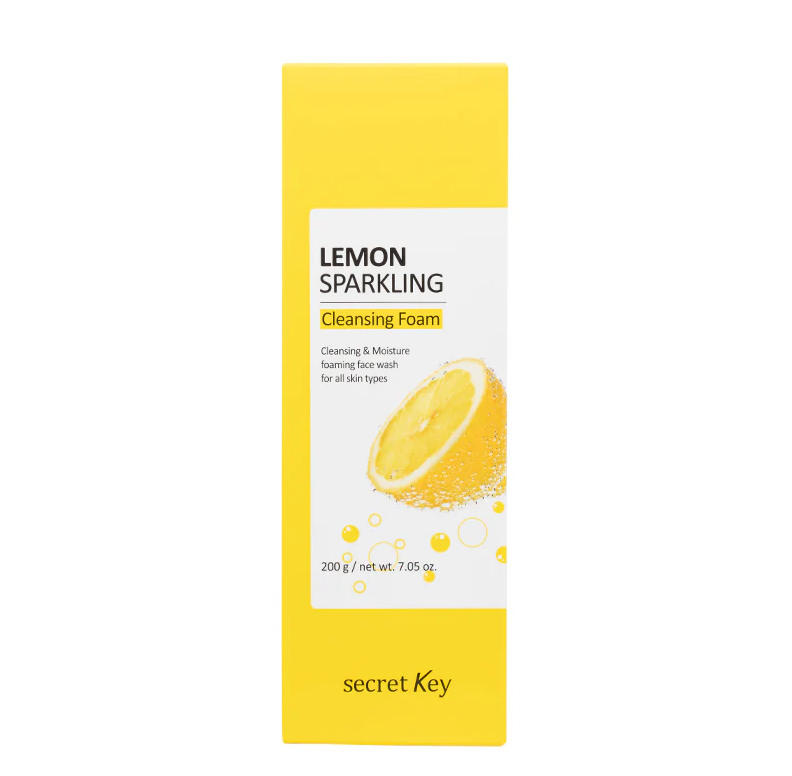 Secret Key Lemon Sparkling Cleansing Foam 200ml - DODOSKIN