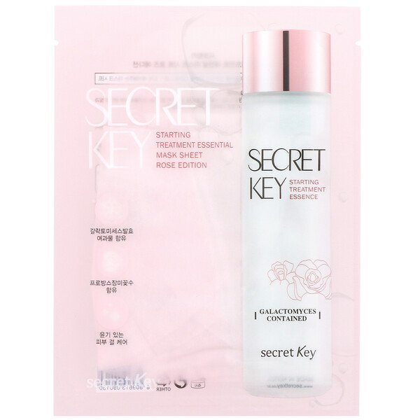 Secret Key Rose Edition Starting Treatment Essential Mask Sheet (10ea) - DODOSKIN