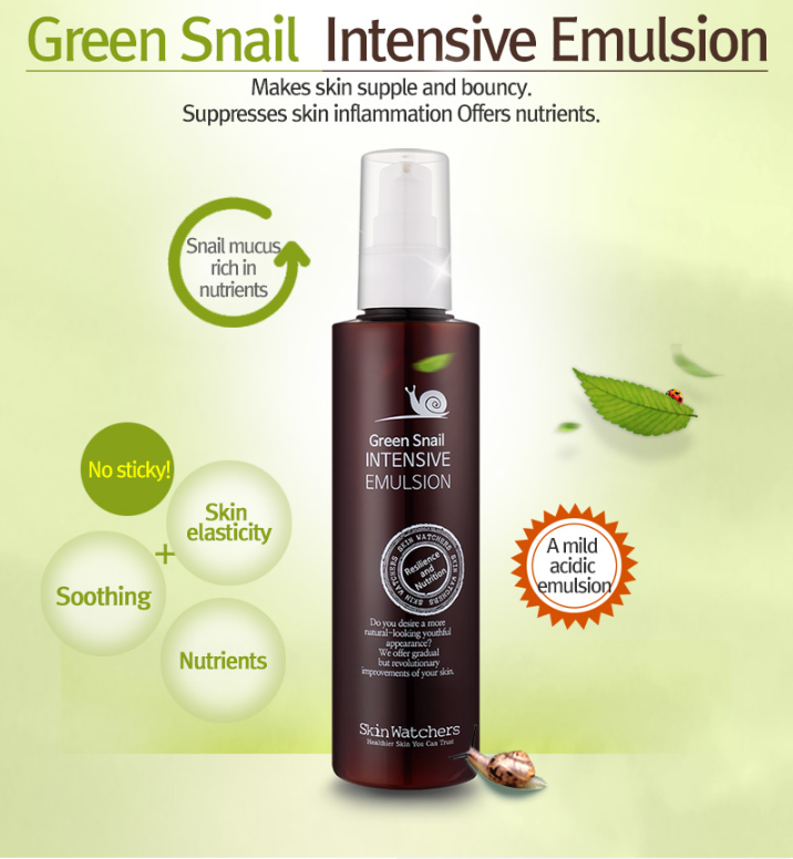 Skin Watchers Green Snail Intensive Emulsion 150ml - DODOSKIN