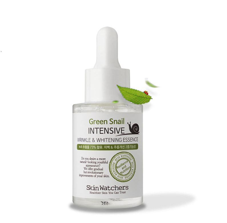 Skin Watchers Green Snail Intensive Wrinkle And Whitening Essence 30ml - DODOSKIN