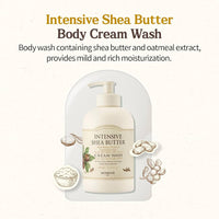 SKINFOOD Intensive Shea Butter Cream Wash 450ml - DODOSKIN