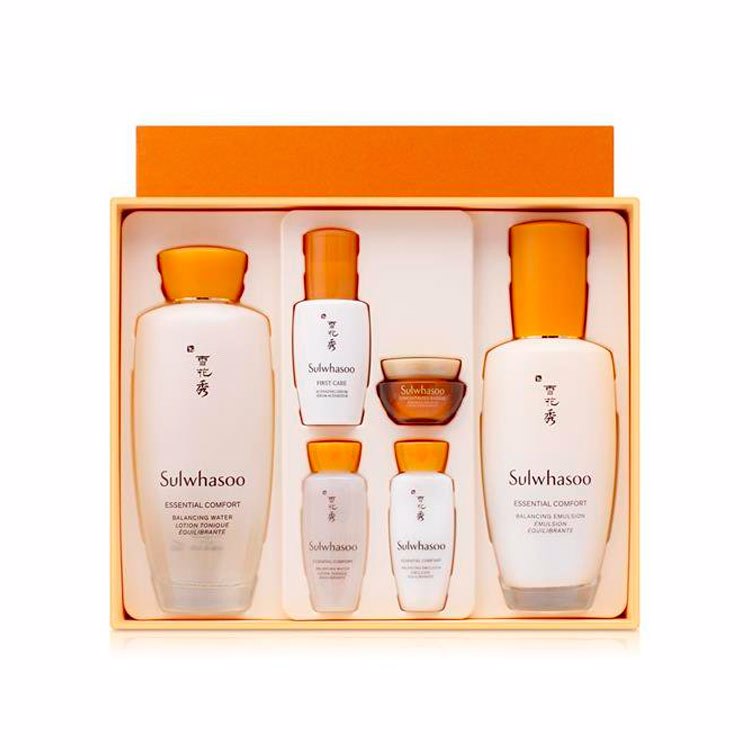 [US STOCK] Sulwhasoo Essential Comfort Daily Routine Set (6 Items) - DODOSKIN