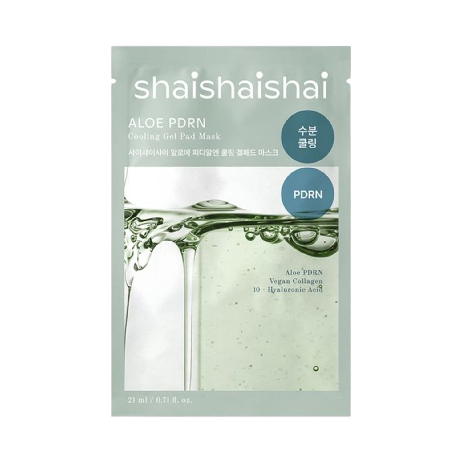 shaishaishai Aloe PDRN Cooling Gel Pad Mask 21ml × 10 Sheets