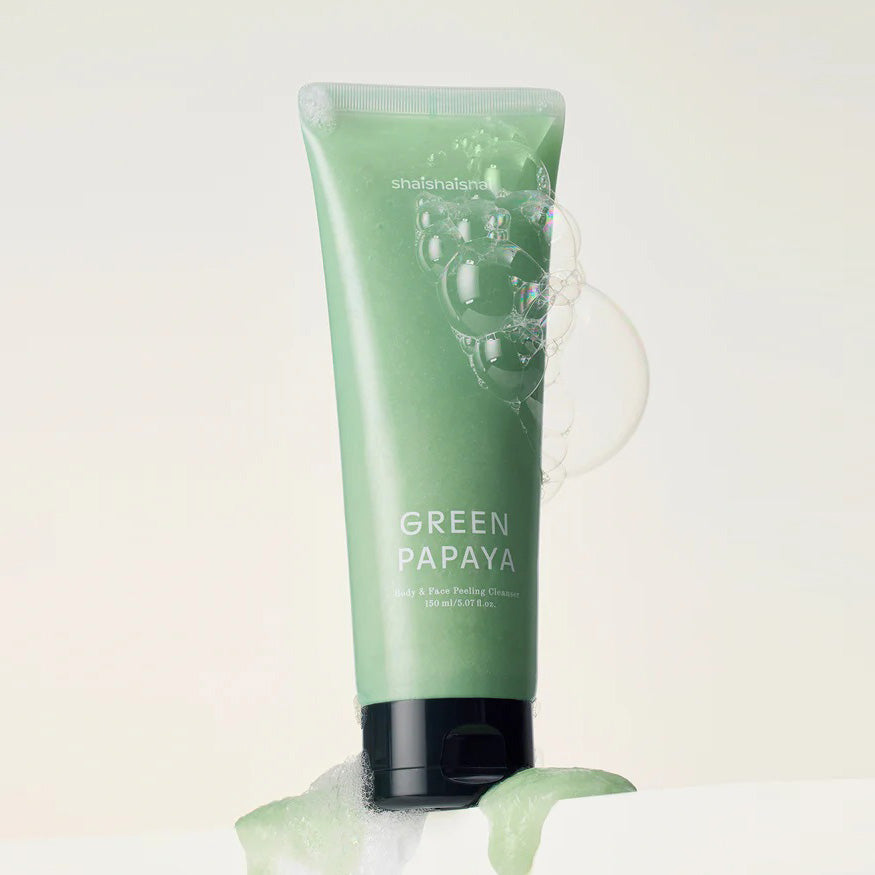 shaishaishai Green Papaya Body & Face Cleanser 150ml