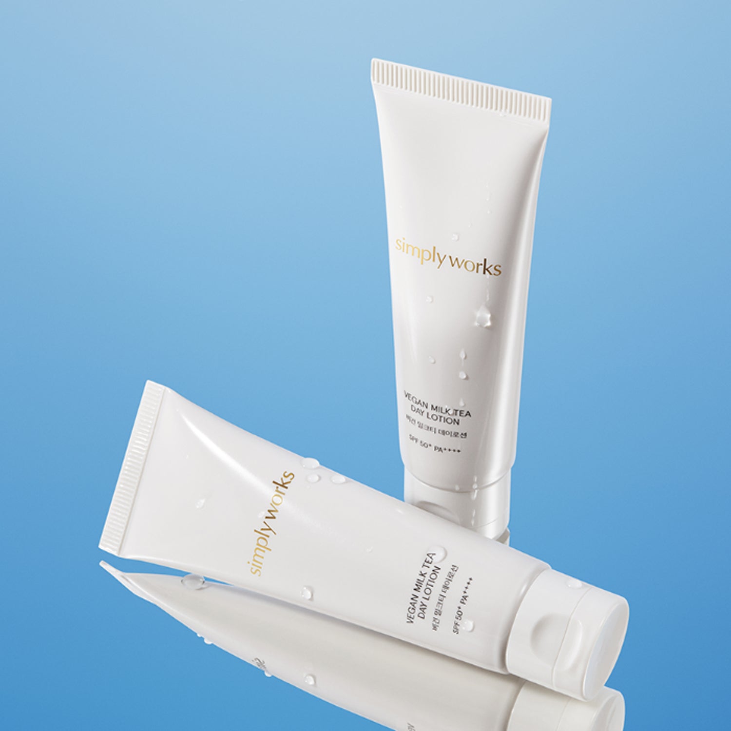 simply works Vegan Milk Tea Day Lotion SPF 50+ PA++++ | DODO SKIN