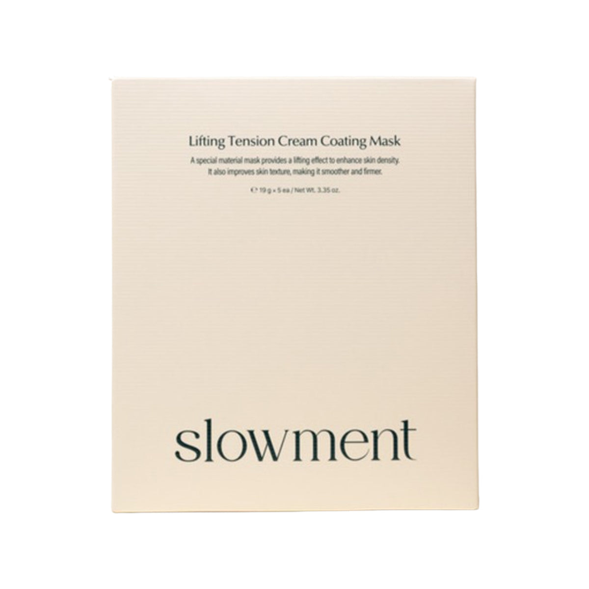 slowment Lifting Tension Cream Coating Mask 5 Sheets