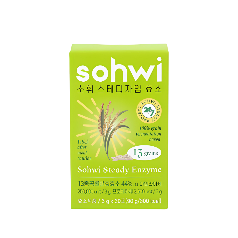 sohwi Steady Enzyme (90 Sachets / 3 Boxes)
